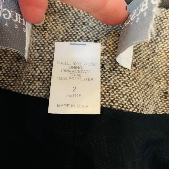 Hugo Buscati Wool Blazer Jacket Sz 2 Gray 1773 - Picture 3 of 7